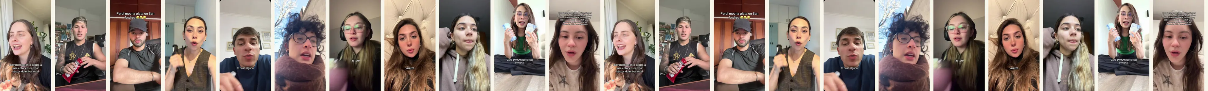 Eleven creators sharing organic videos for brands